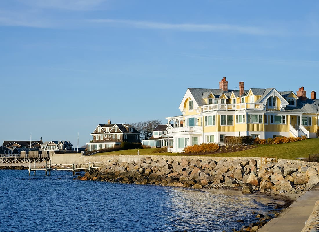 Westerly, RI - Luxurious Seaside Houses Rhode Island on a Sunny Day